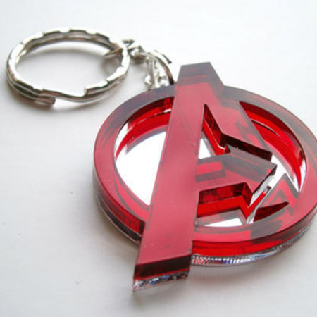 Alphabet Cut Keychains