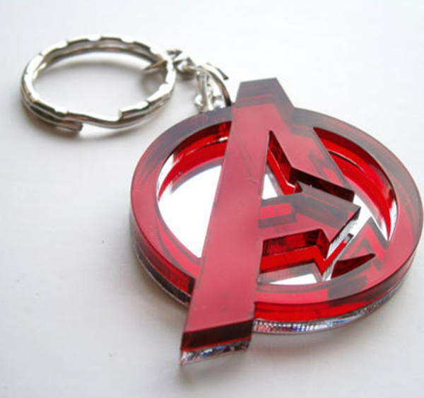 Alphabet Cut Keychains