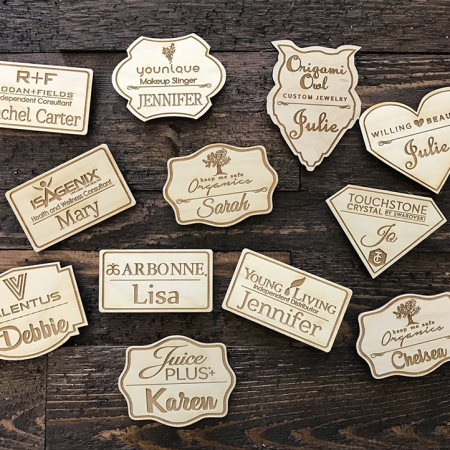 Custom shape Badges