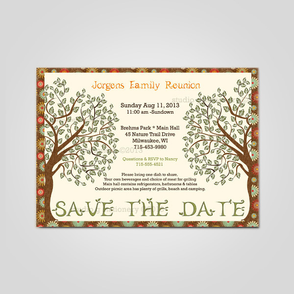 Family reunion invitation