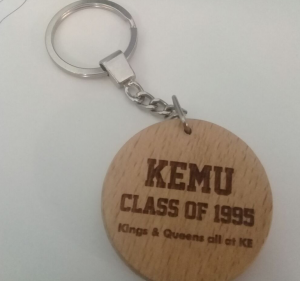 Wooden keychain