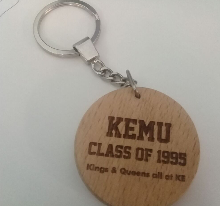 Wooden keychain