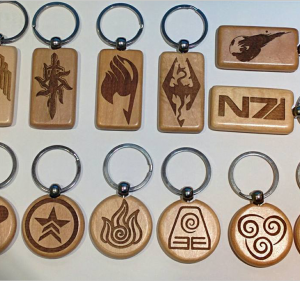 Wooden Keychains