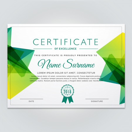 Achievement Certificate