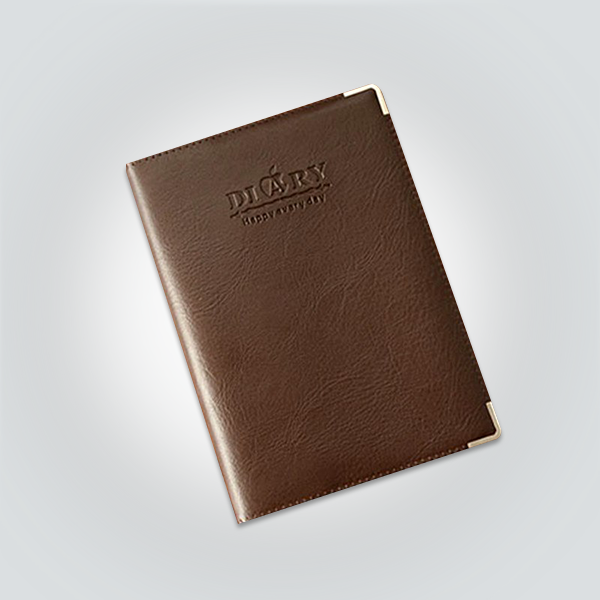 leather diary brown