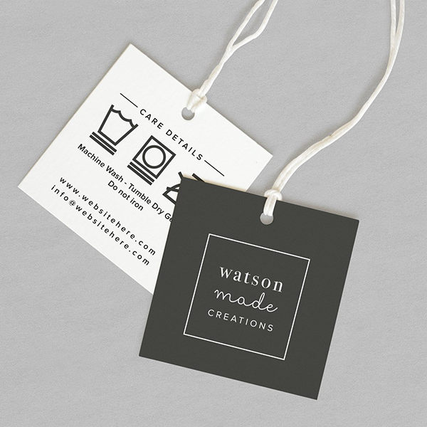 Square Hang Tags