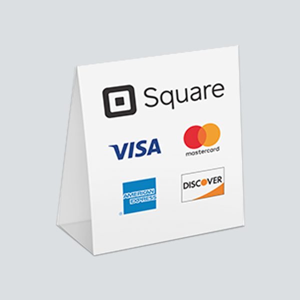 Square Table Tents