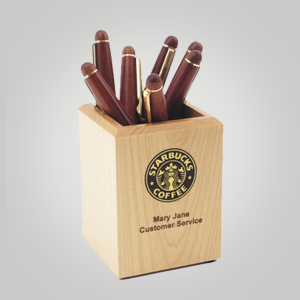 Wooden Pen Holder