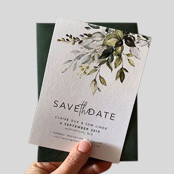 Best Online Floral Wedding Card Printing Services In Pakistan