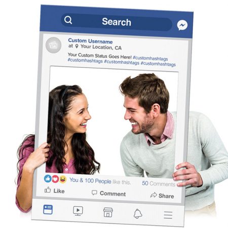 Facebook Cutout Frame