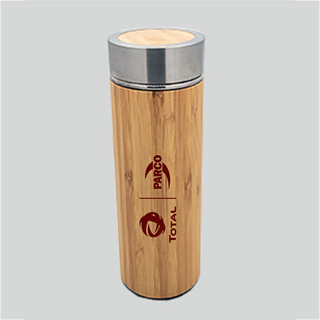 Wooden Coated Flask