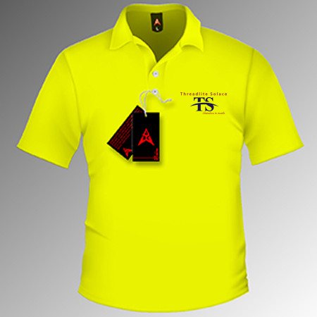 Yellow Polo T Shirt